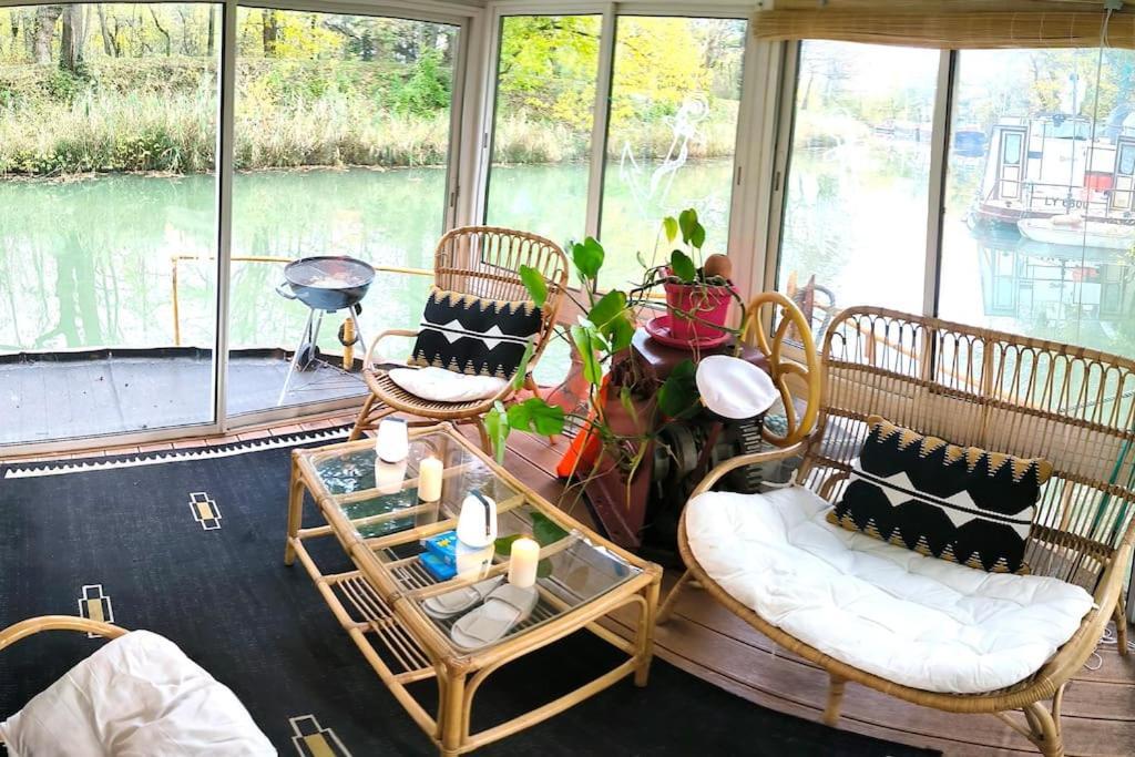 Insolite Peniche Amazonie Canal Du Midi Gardouch Eksteriør billede